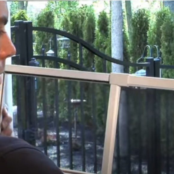 ADFORS Adjustable Screen, 15" x 20"-37", White Frame & Charcoal Screen Color - Picture 2 of 5